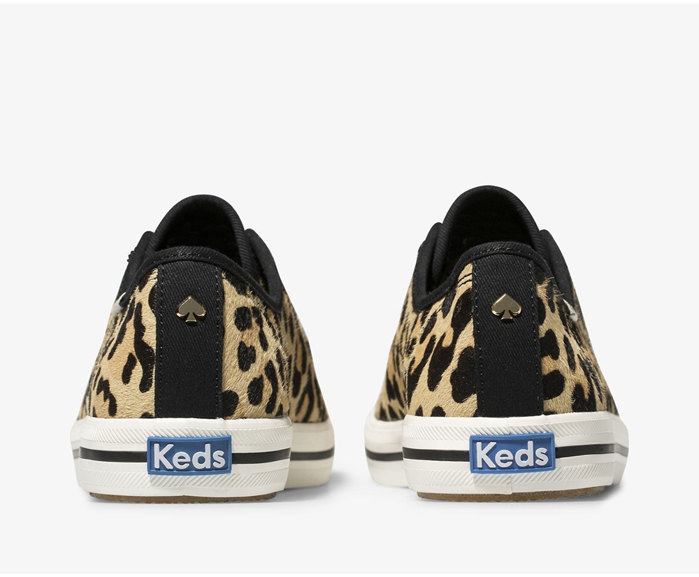 Tenis Keds Mujer Leopardo - Kate Spade New York Kickstart Calf Hair - 0512-CULTI